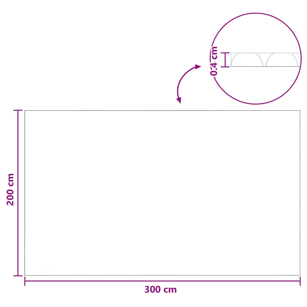 vidaXL Solarny pokrowiec na basen ekstra mocny 300 x 200 cm, 400 μm