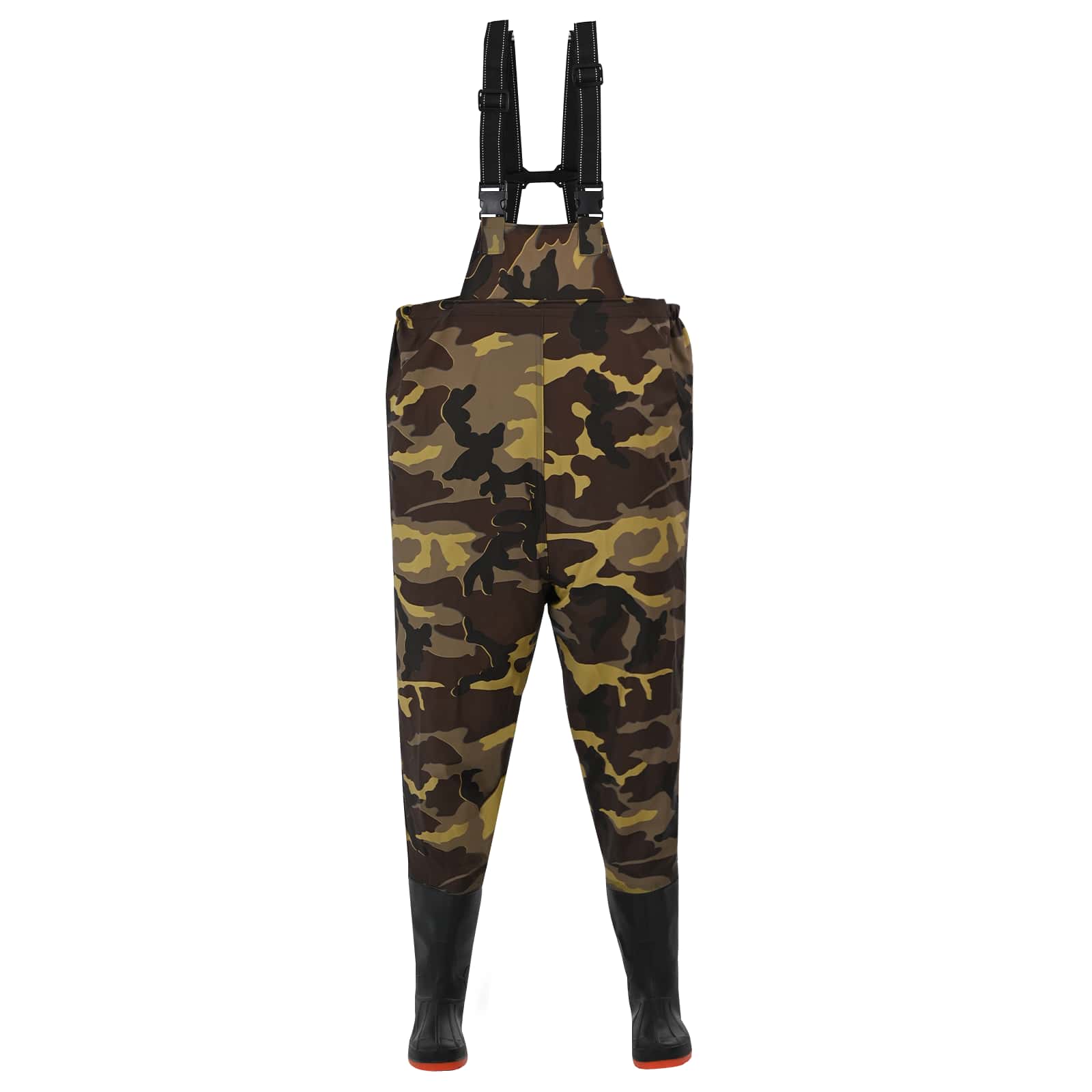 vidaXL Waders z butami Poliester powlekany PVC Rozmiar 38 Moro