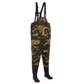 vidaXL Waders z butami Poliester powlekany PVC Rozmiar 40 Moro