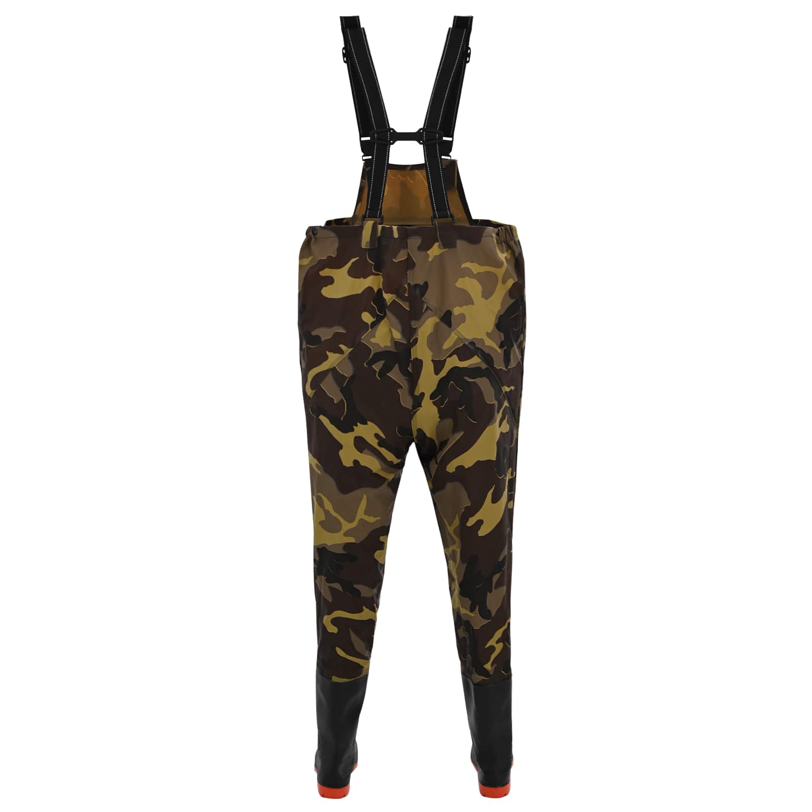 vidaXL Waders z butami Poliester powlekany PVC Rozmiar 41 Moro