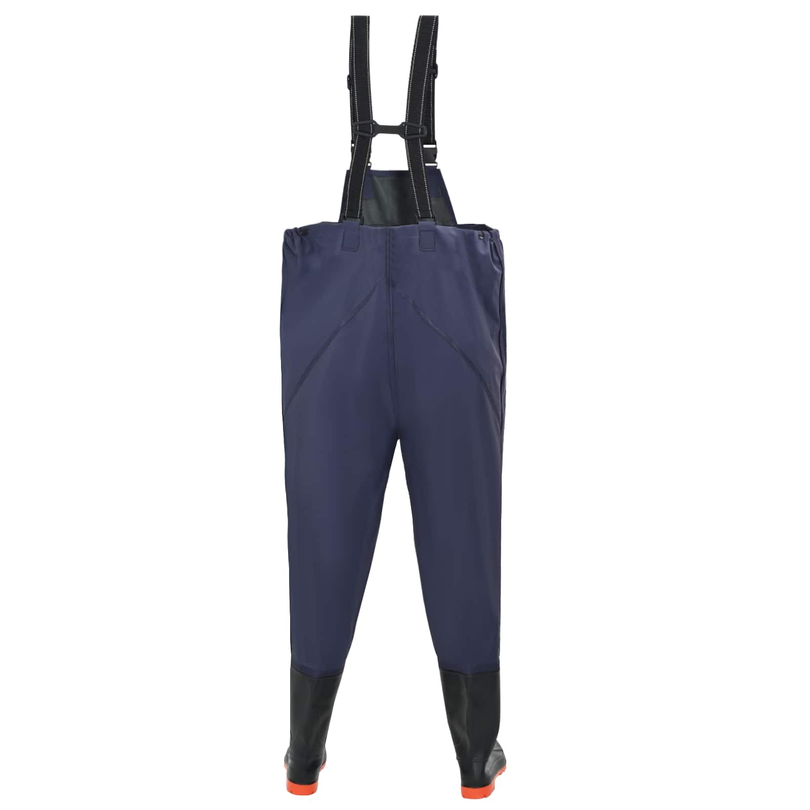 vidaXL Waders z butami Poliester powlekany PVC Rozmiar 40 niebieski