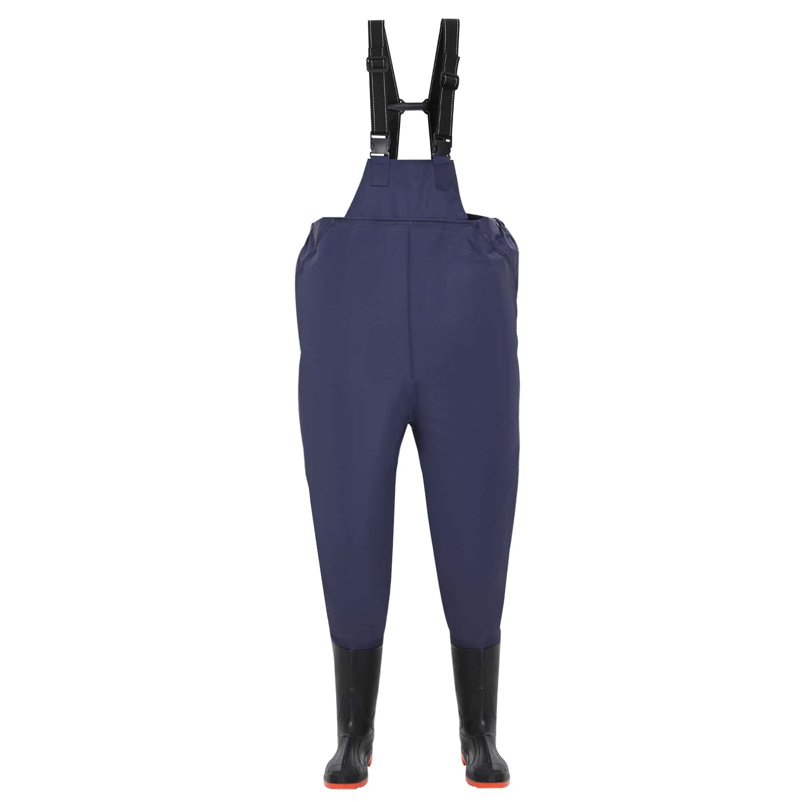 vidaXL Waders z butami Poliester powlekany PVC Rozmiar 41 niebieski