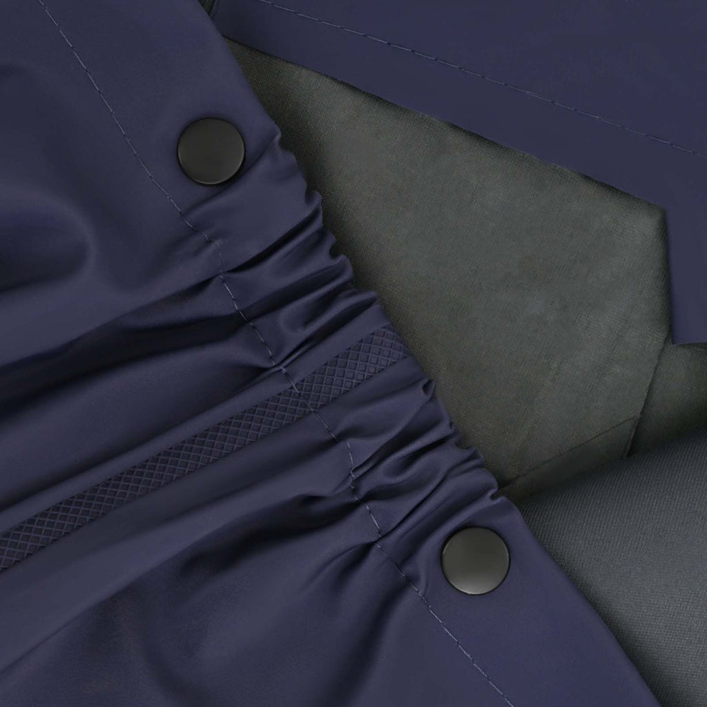 vidaXL Waders z butami Poliester powlekany PVC Rozmiar 44 niebieski