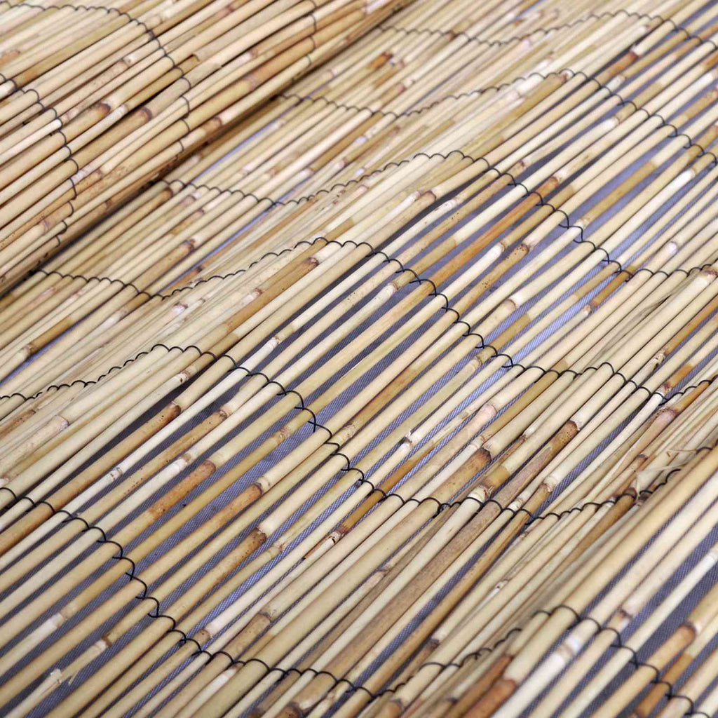 vidaXL Ogrodzenie Ogrodowe 400 x 90 cm Trzcina naturalny