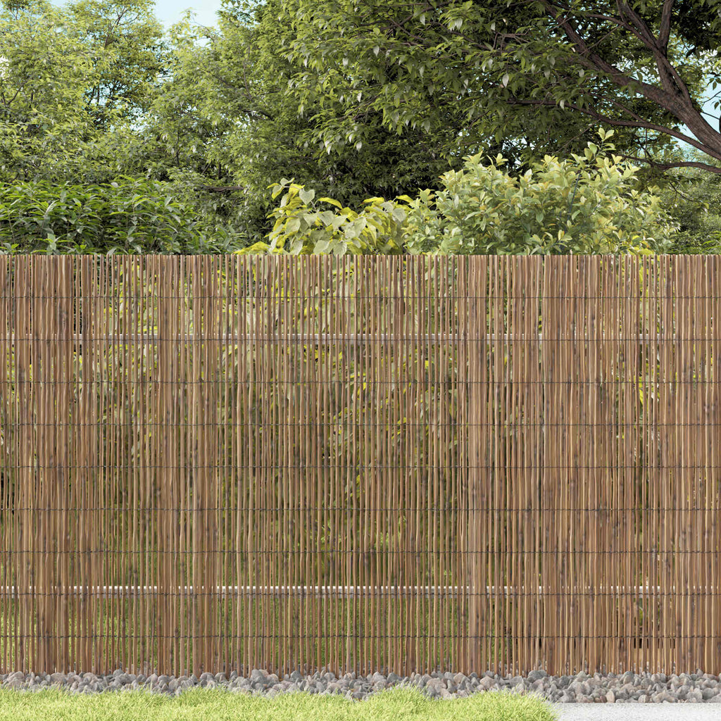 vidaXL Ogrodzenie Ogrodowe 400 x 90 cm Trzcina naturalny