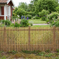 vidaXL Ogrodzenie Ogrodowe Węglowy 400 x 100 cm Trzcina