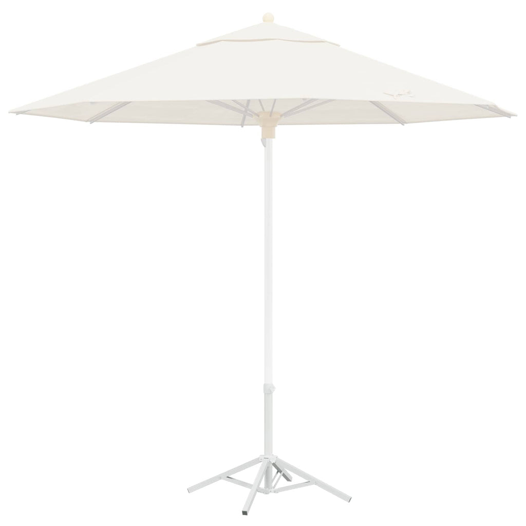 vidaXL Stojak na parasol Biały Stal dla 25-32 mm Słup