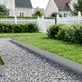 vidaxl Krawężnik do trawnika 5 m x 25 cm Stal ocynkowana srebrny