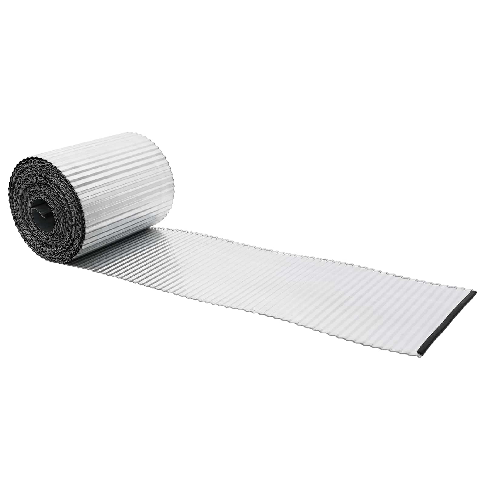 vidaxl Krawężnik do trawnika 20 m x 30 cm Stal ocynkowana srebrny