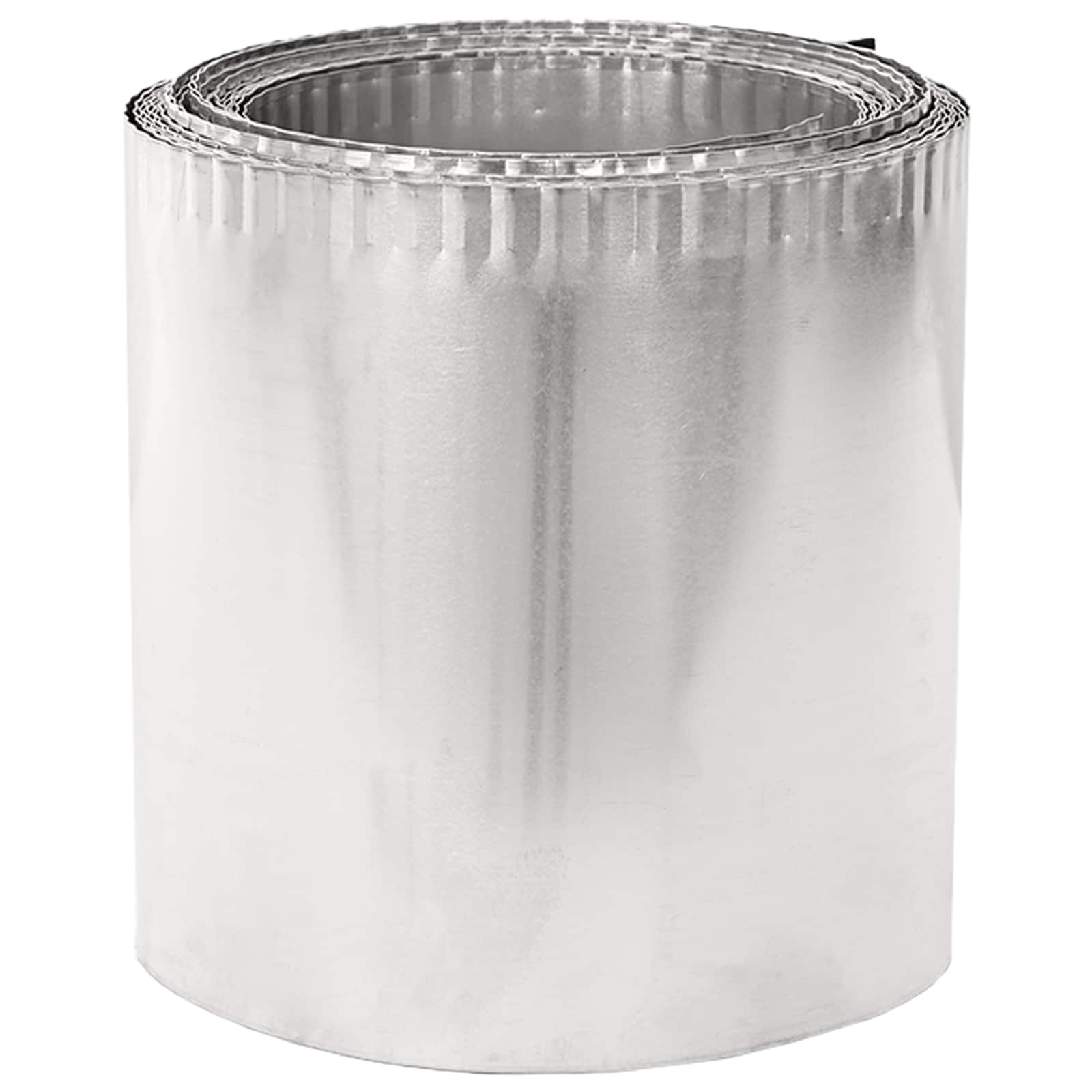 vidaxl Krawężnik do trawnika 10 m x 25 cm Stal ocynkowana srebrny