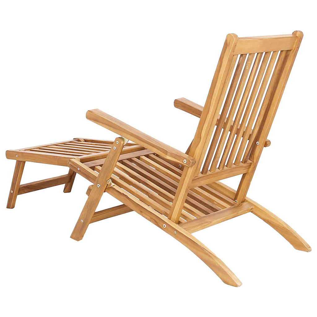 vidaXL Składane krzesło na taras 2 pcs naturalny Lite drewno teakowe
