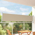 vidaXL Boczny Markiz 80 x 300 cm 100% poliester, żelazo, stal