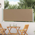 vidaXL Rozkładany boczny markiz 300 x 100 cm Poliester Prostokątny