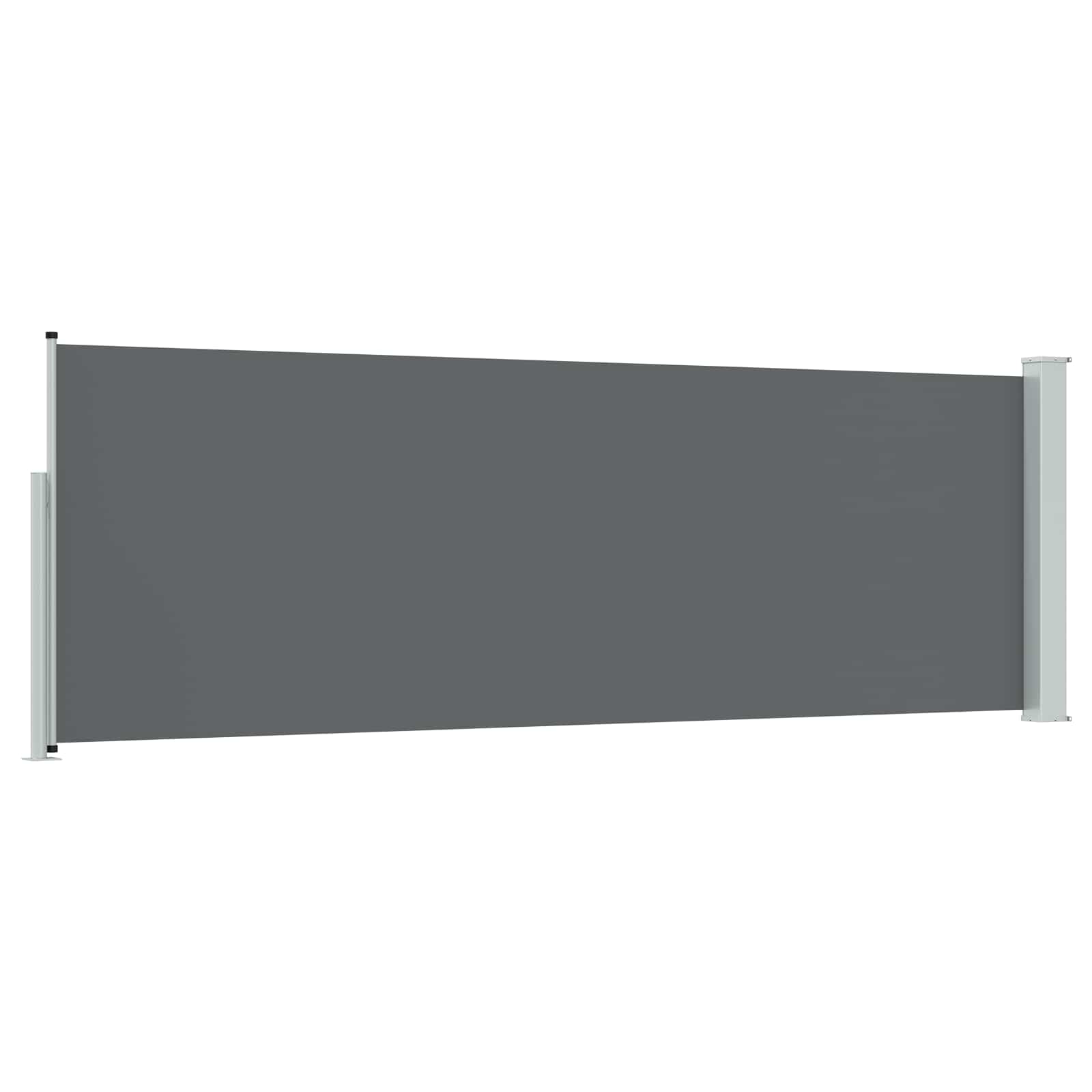 vidaXL Rozkładany boczny markiz 300 x 100 cm Poliester Prostokątny