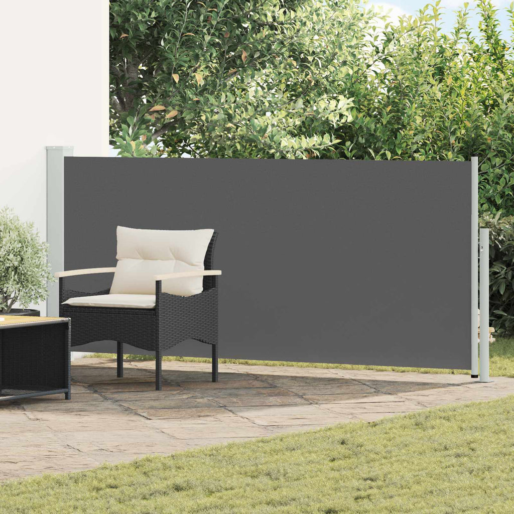 vidaXL Rozkładany boczny markiz 120 x 300 cm Poliester Prostokątny