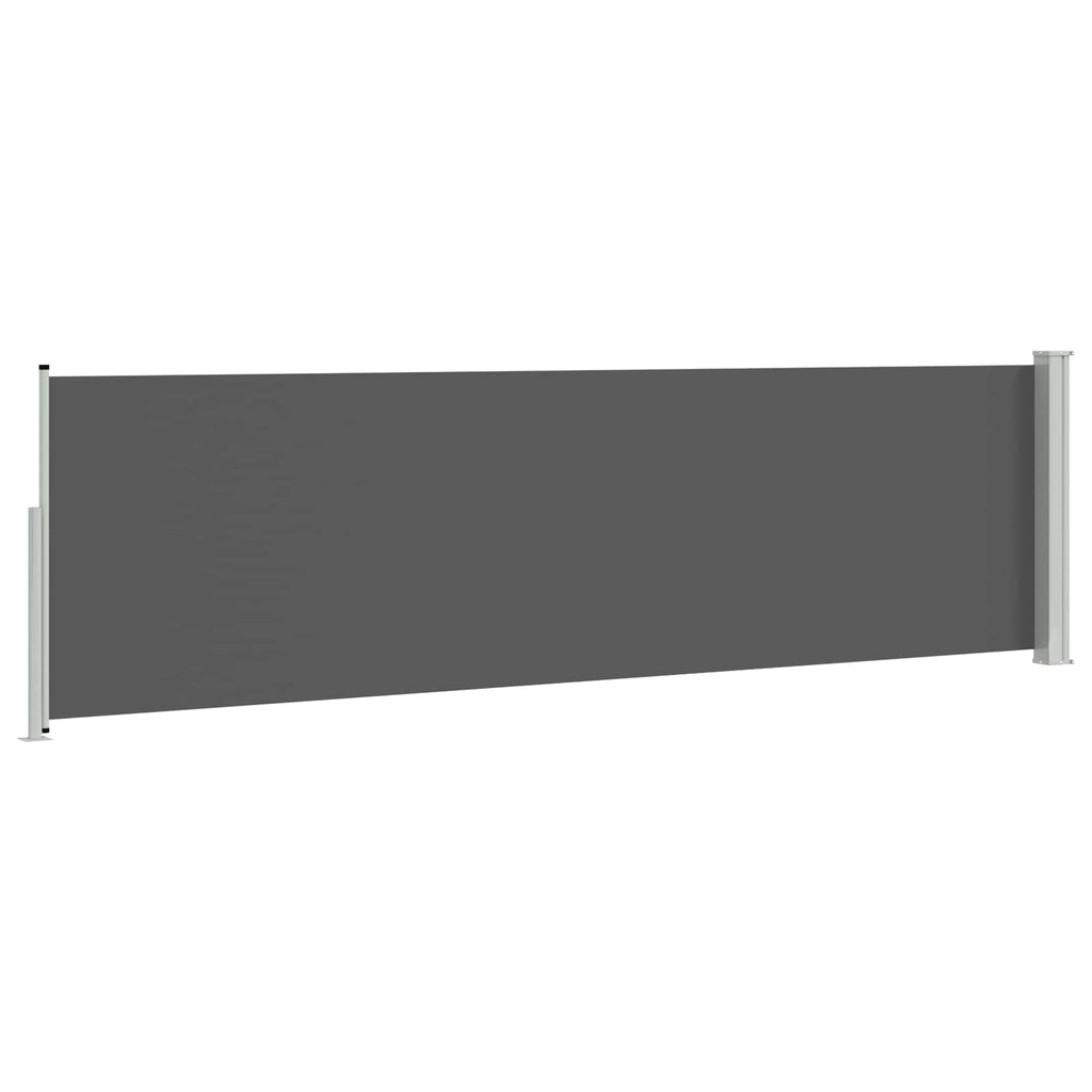 vidaXL Rozkładany boczny markiz 120 x 300 cm Poliester Prostokątny