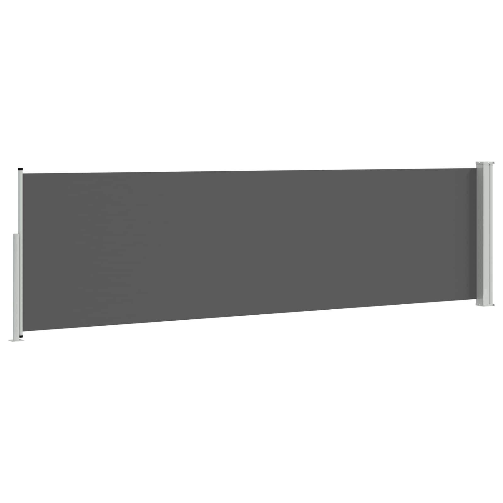 vidaXL Rozkładany boczny markiz 120 x 300 cm Poliester Prostokątny
