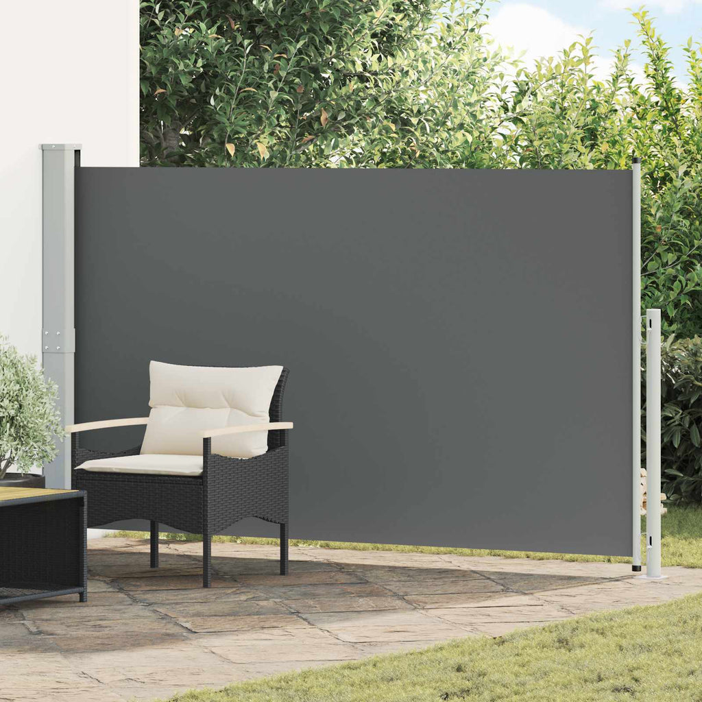 vidaXL Rozkładany boczny markiz 180 x 300 cm Poliester Prostokątny