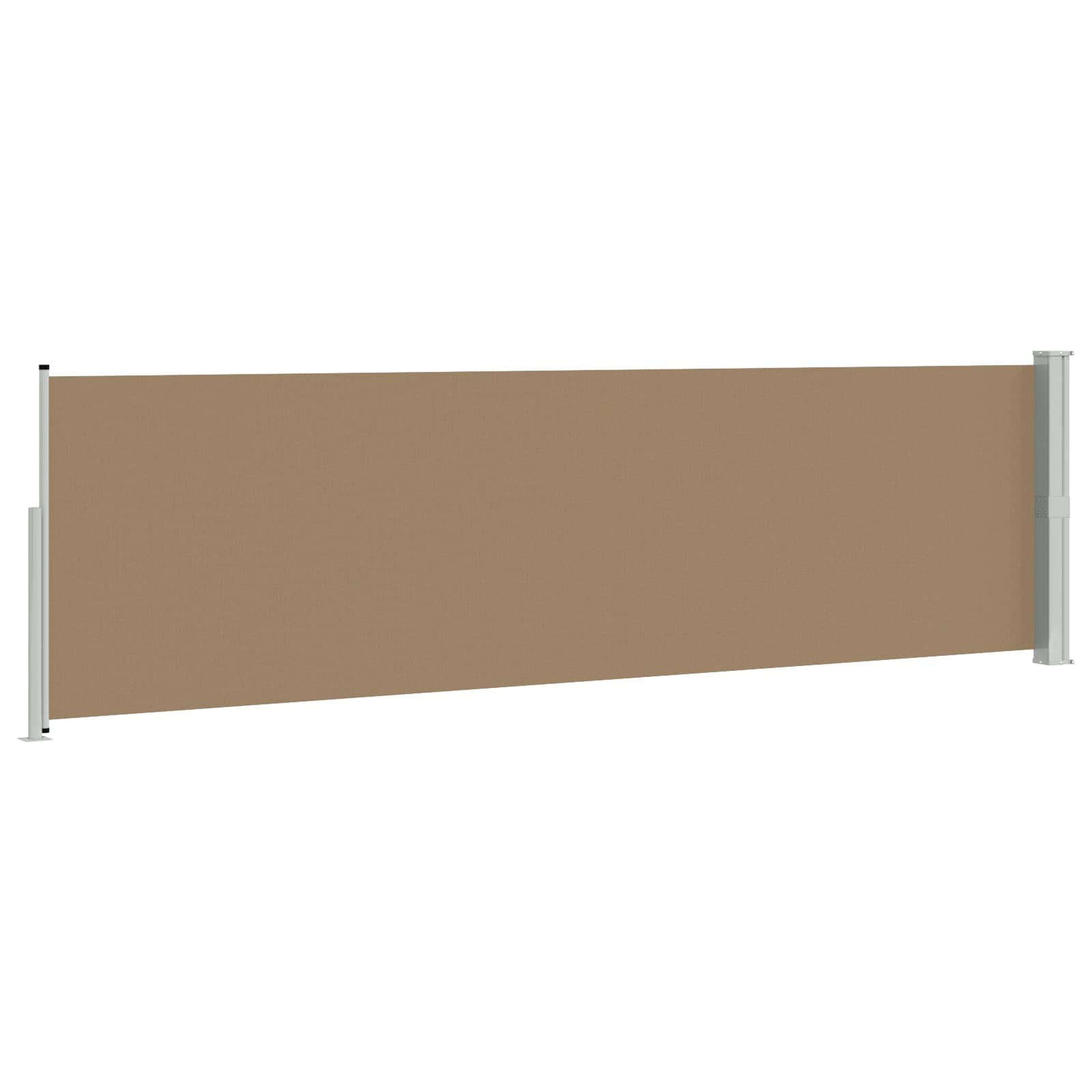 vidaXL Rozkładany boczny markiz 117 x 600 cm Poliester Prostokątny