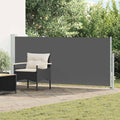 vidaXL Rozkładany boczny markiz 117 x 600 cm Poliester Prostokątny