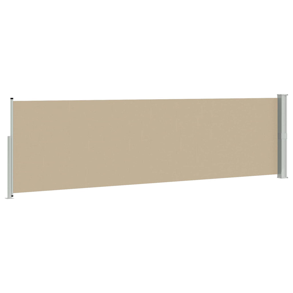 vidaXL Rozkładany boczny markiz Prostokątny 160 x 600 cm Poliester