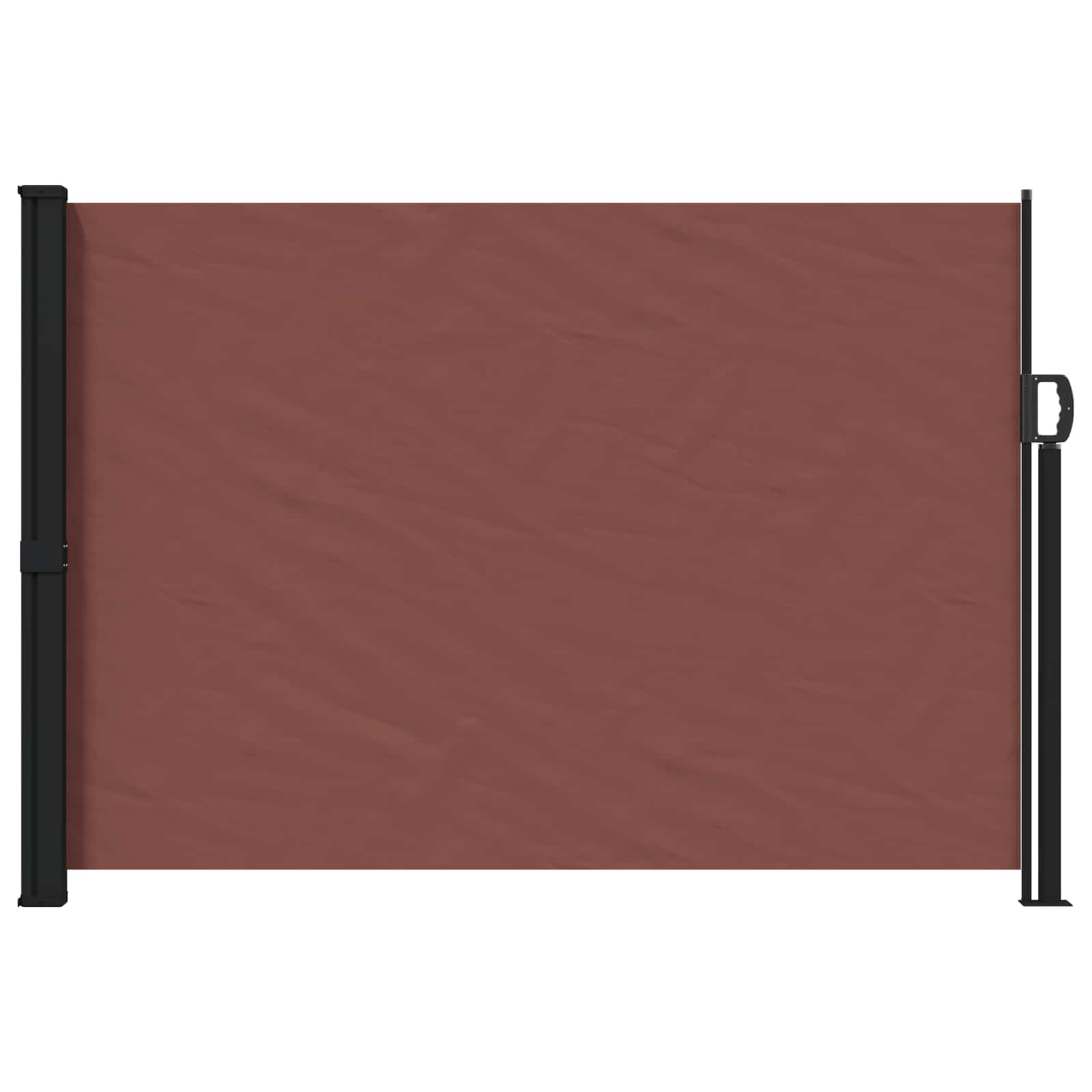 vidaXL Rozkładany boczny markiz brązowy 300 x 170 cm Poliester