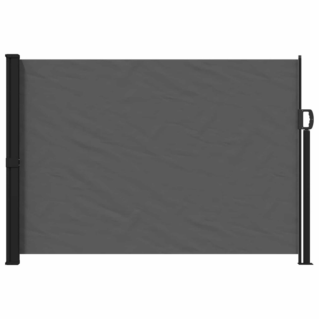vidaXL Rozkładany boczny markiz antracytowy 300 x 170 cm Poliester