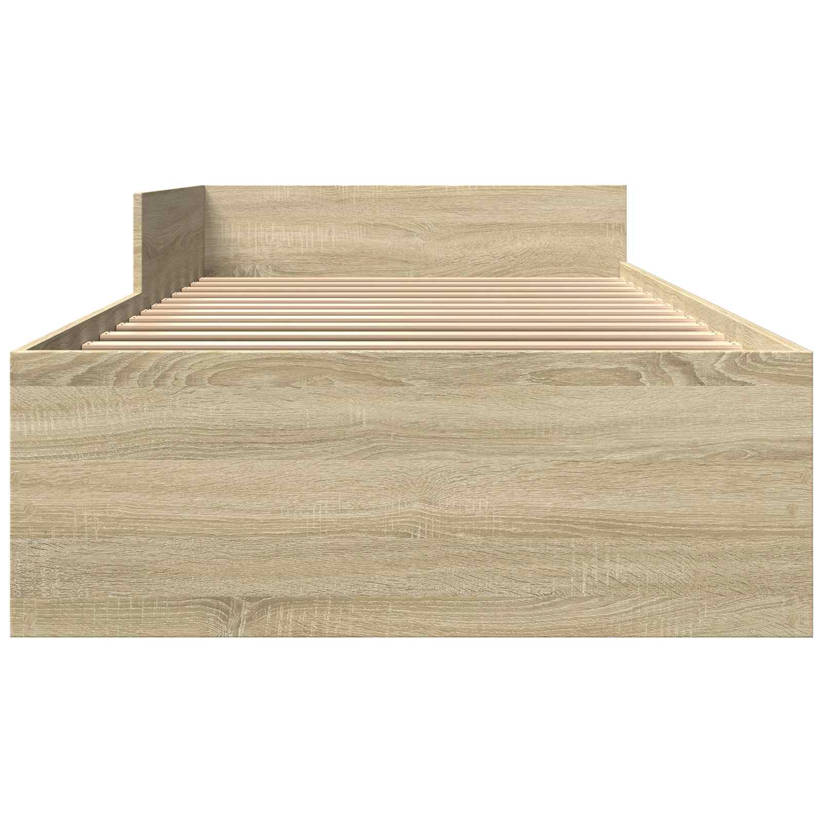 vidaXL Rama łóżka z wezgłowiem dąb Sonoma 80 x 200 cm