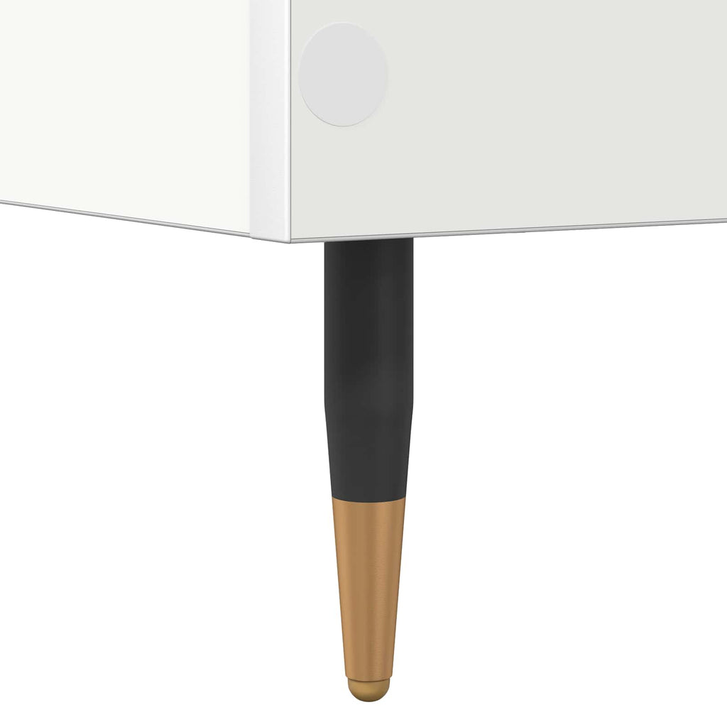 vidaXL Ramka łóżka Biały 80 x 200 cm Drewno inżynieryjne