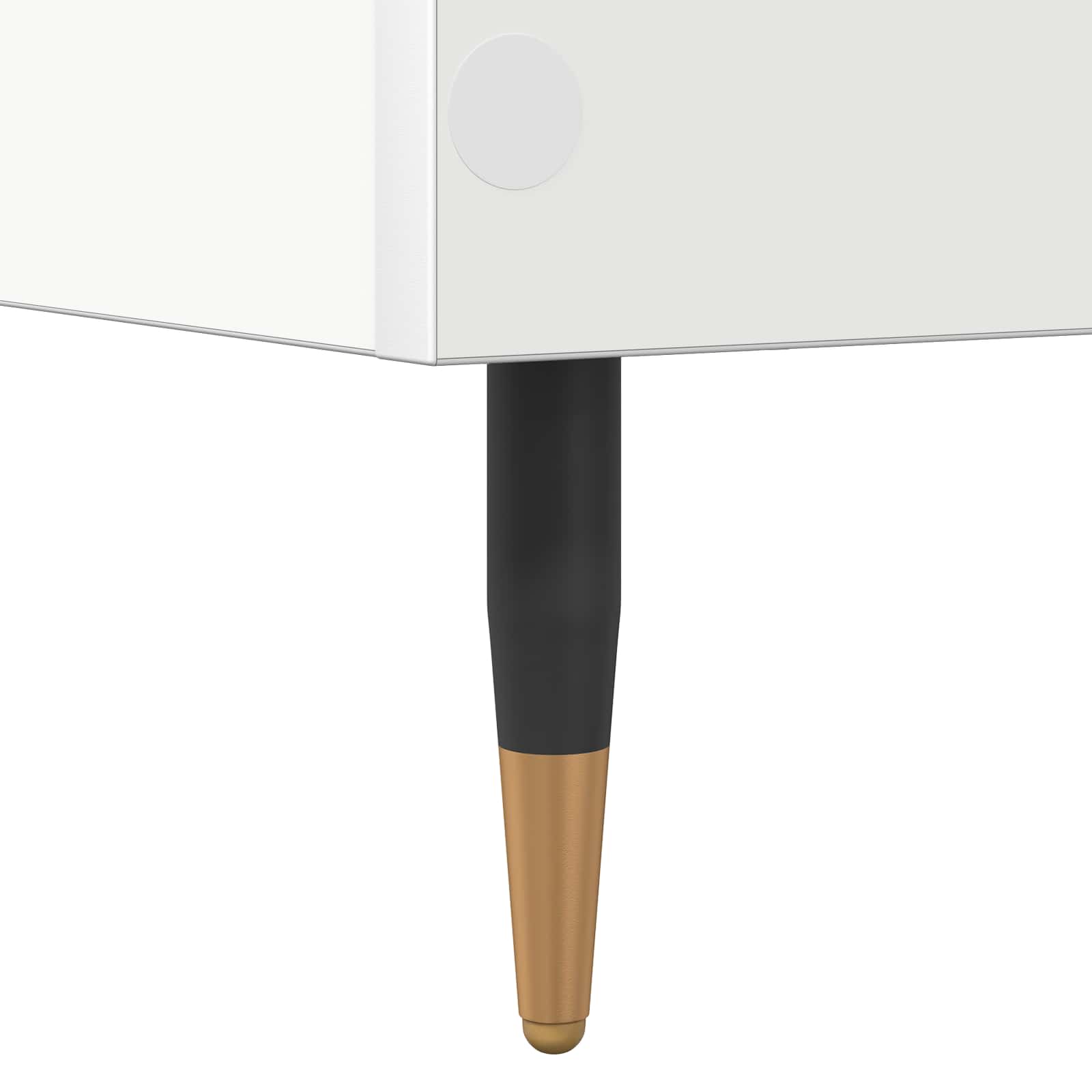 vidaXL Ramka łóżka Biały 80 x 200 cm Drewno inżynieryjne