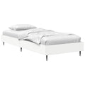 vidaXL Ramka łóżka Biały 80 x 200 cm Drewno inżynieryjne
