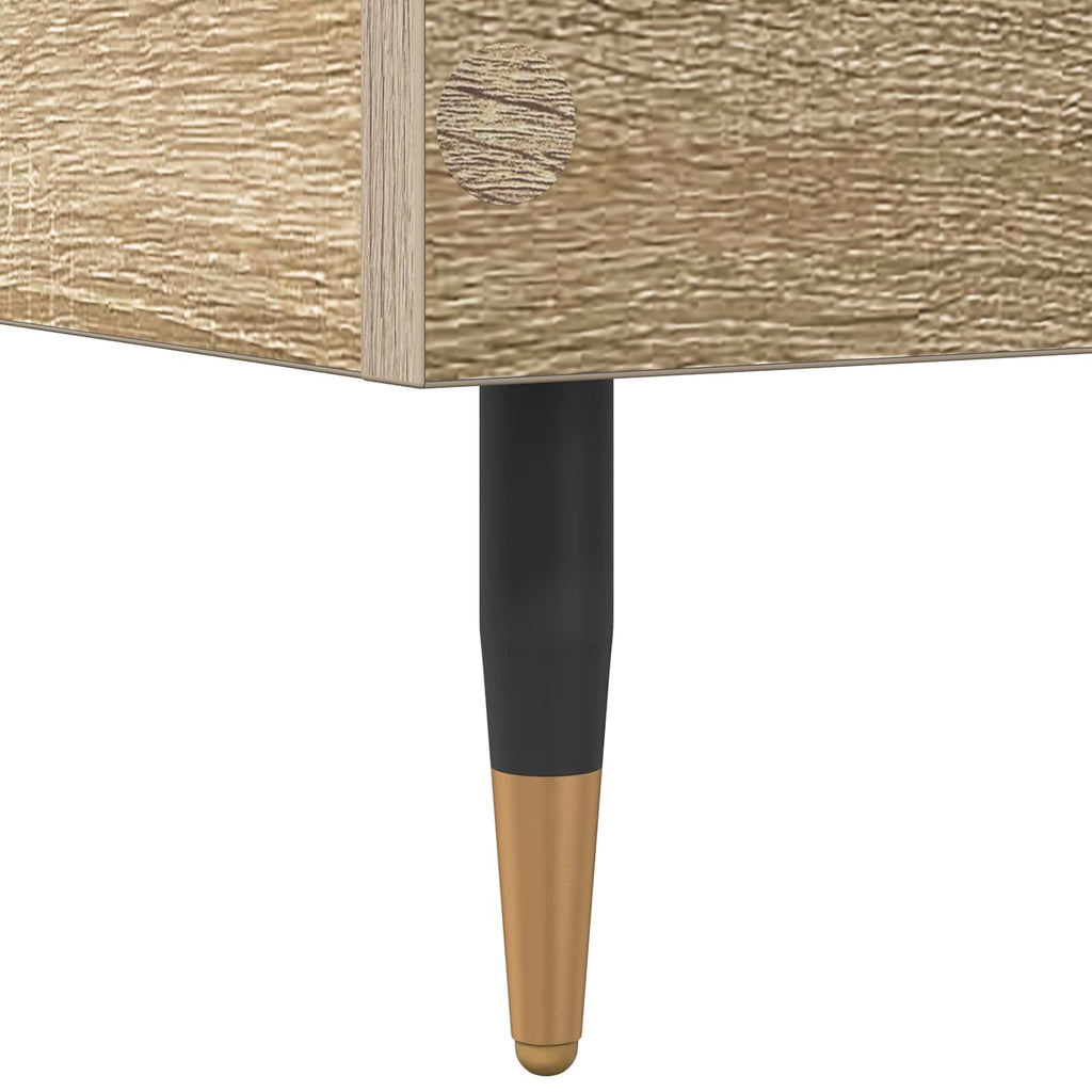 vidaXL Ramka łóżka dąb Sonoma 80 x 200 cm Drewno inżynieryjne