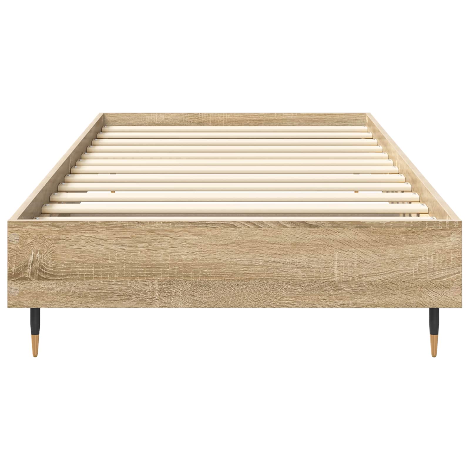 vidaXL Ramka łóżka dąb Sonoma 80 x 200 cm Drewno inżynieryjne