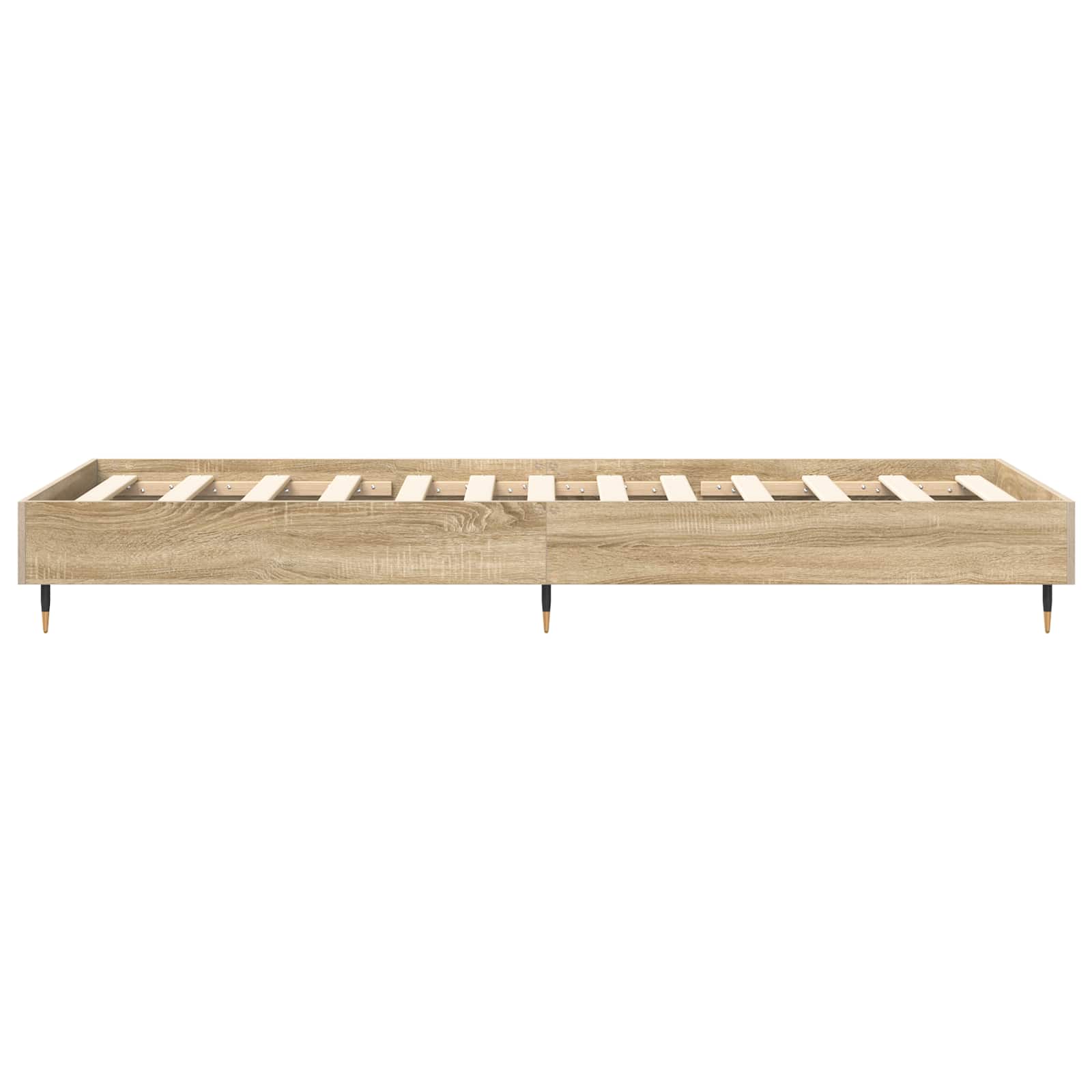vidaXL Ramka łóżka dąb Sonoma 80 x 200 cm Drewno inżynieryjne