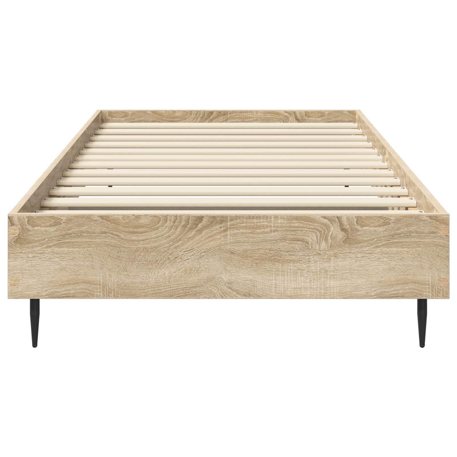 vidaXL Ramka łóżka dąb Sonoma 80 x 200 cm Drewno inżynieryjne