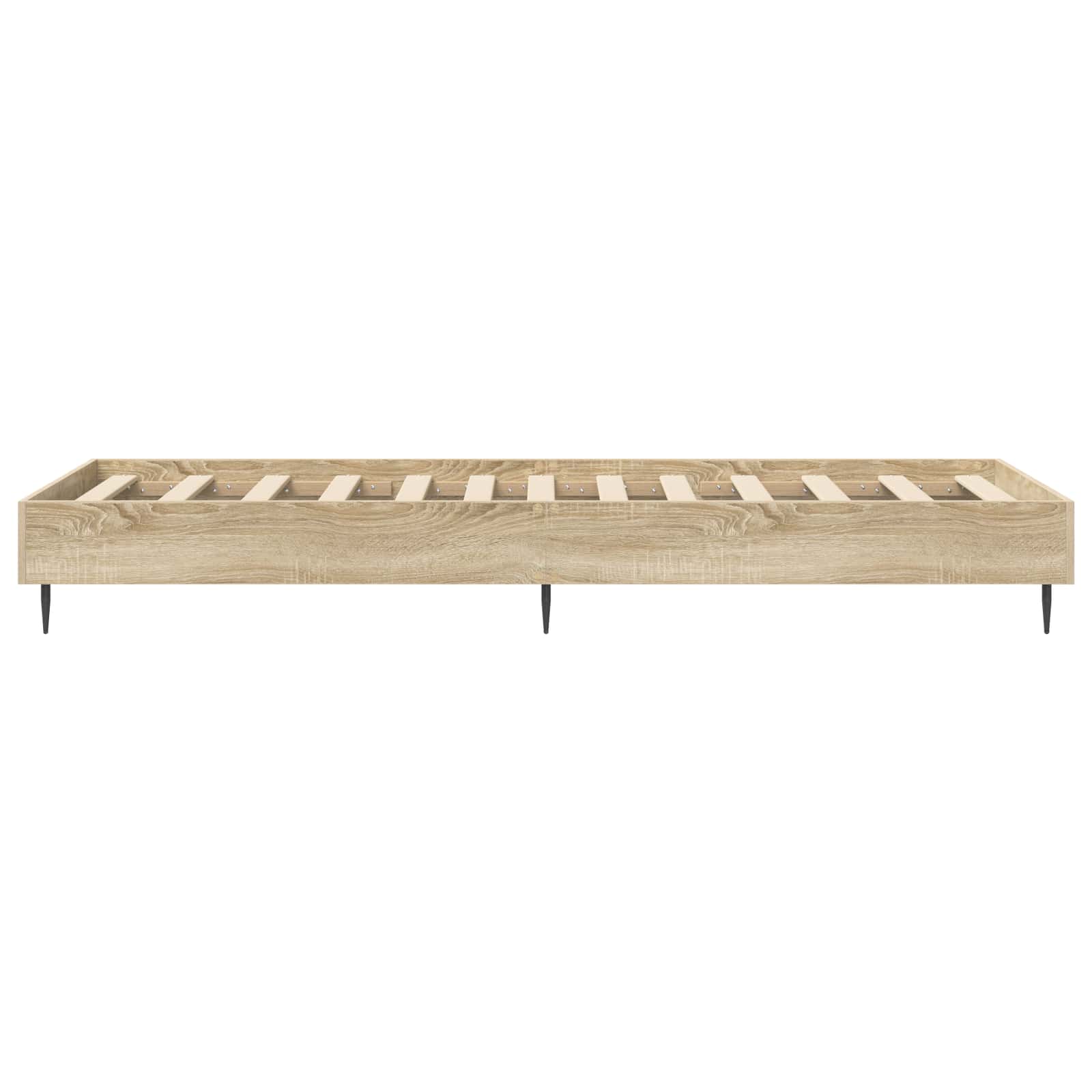 vidaXL Ramka łóżka dąb Sonoma 80 x 200 cm Drewno inżynieryjne