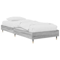 vidaXL Ramka łóżka Szary Sonoma 80 x 200 cm Drewno inżynieryjne