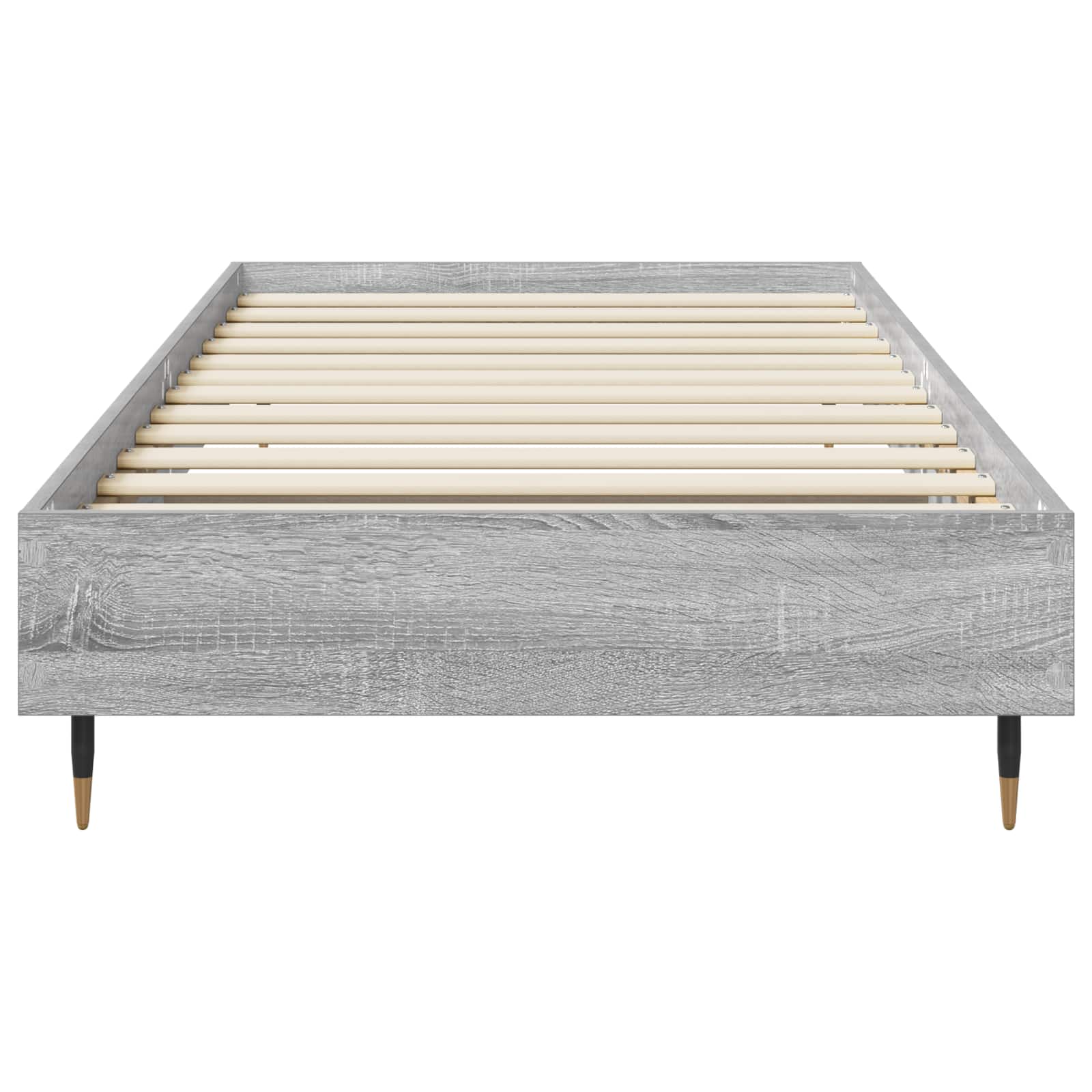 vidaXL Ramka łóżka Szary Sonoma 80 x 200 cm Drewno inżynieryjne