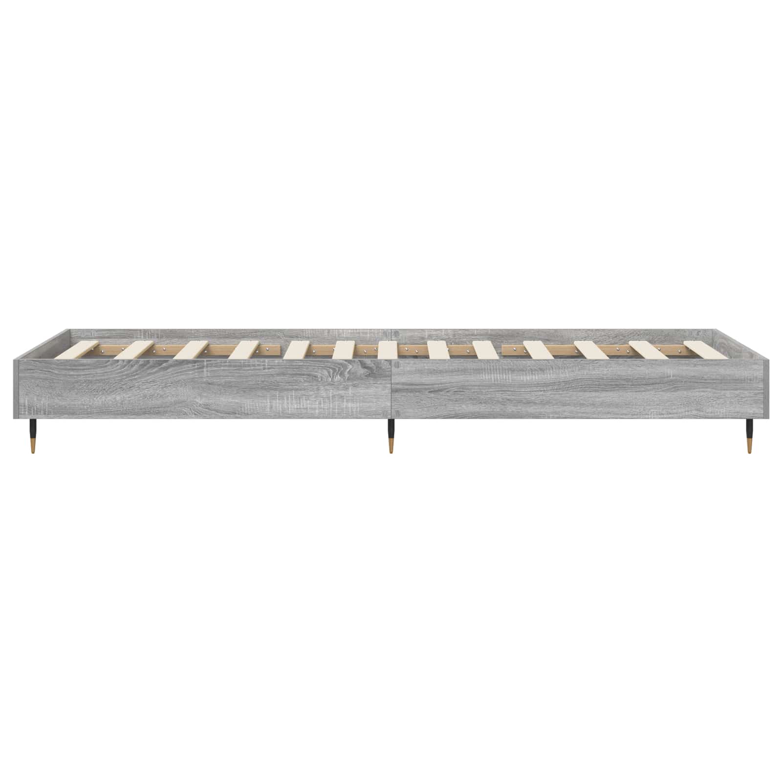 vidaXL Ramka łóżka Szary Sonoma 80 x 200 cm Drewno inżynieryjne