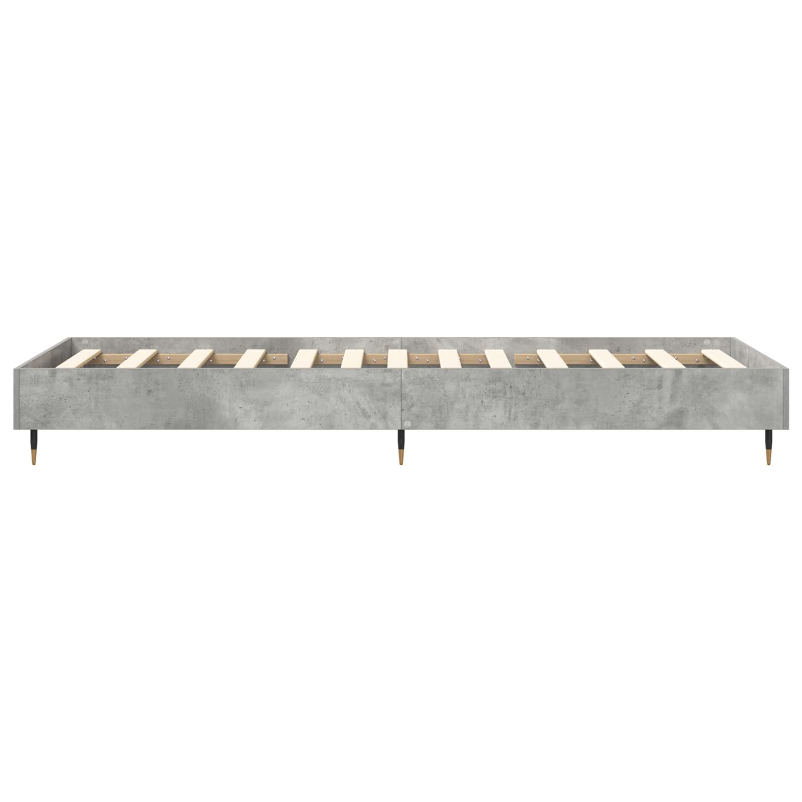vidaXL Ramka łóżka Betonowy szary 80 x 200 cm Drewno inżynieryjne