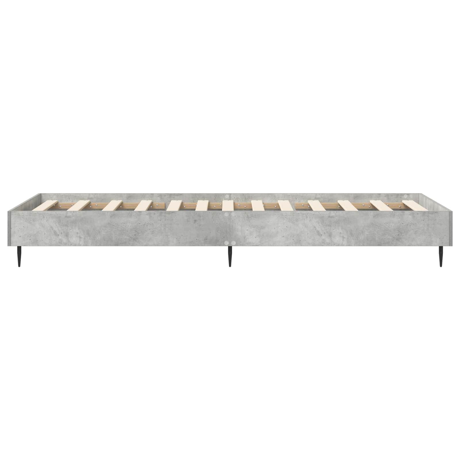 vidaXL Ramka łóżka Betonowy szary 80 x 200 cm Drewno inżynieryjne