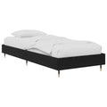 vidaXL Ramka łóżka Czarny dąb 80 x 200 cm Drewno inżynieryjne