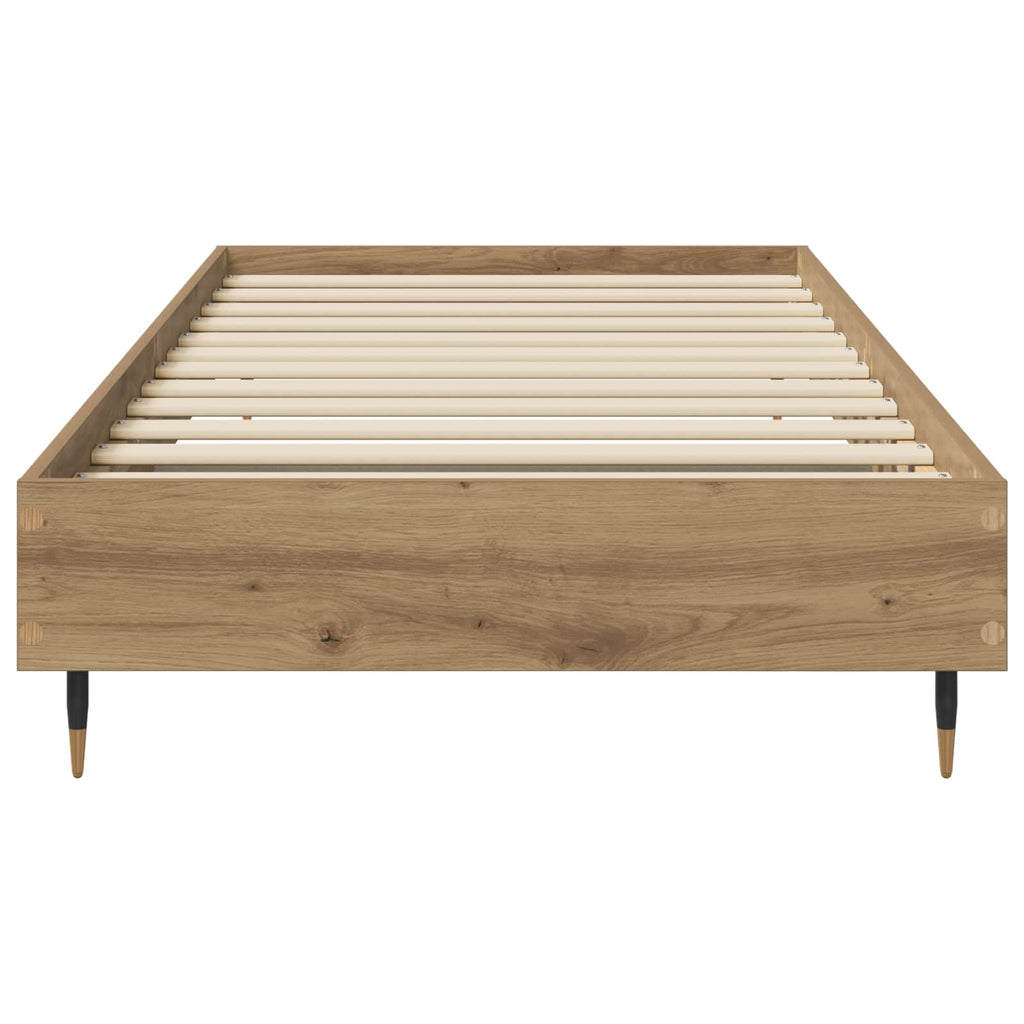 vidaXL Ramka łóżka Dąb artisian 80 x 200 cm Drewno inżynieryjne