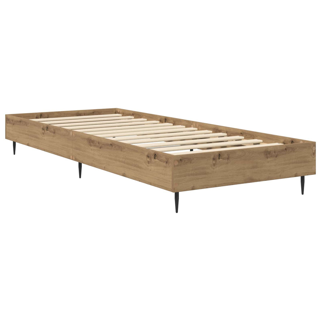 vidaXL Ramka łóżka Dąb artisian 80 x 200 cm Drewno inżynieryjne