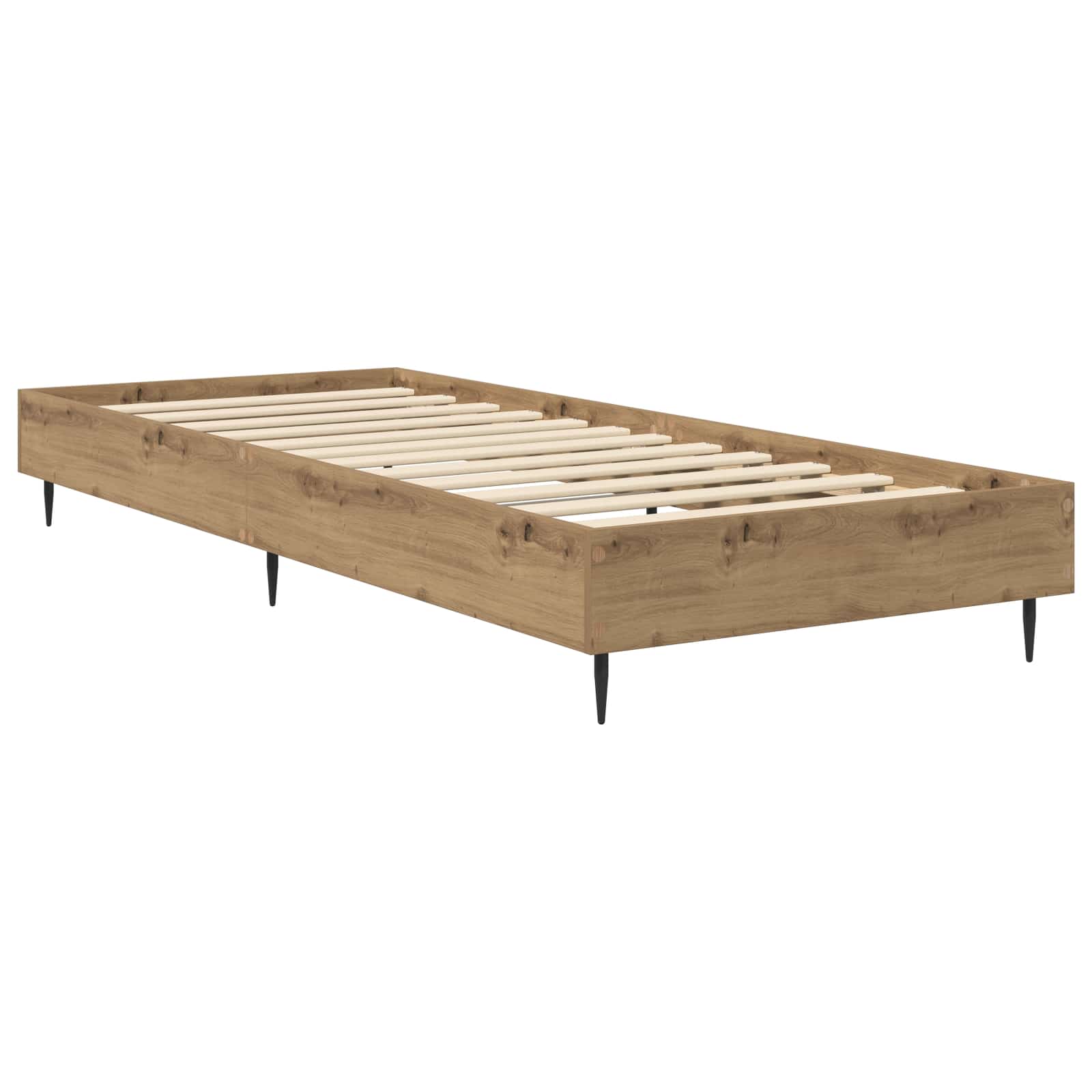 vidaXL Ramka łóżka Dąb artisian 80 x 200 cm Drewno inżynieryjne