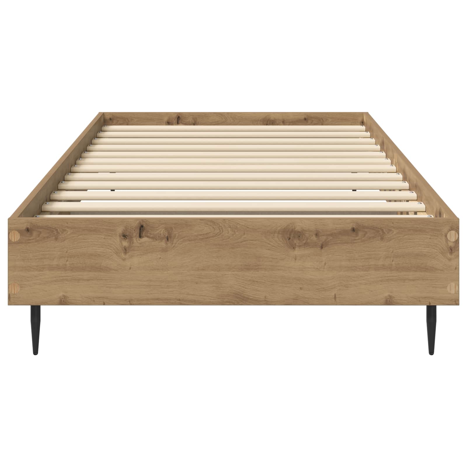 vidaXL Ramka łóżka Dąb artisian 80 x 200 cm Drewno inżynieryjne