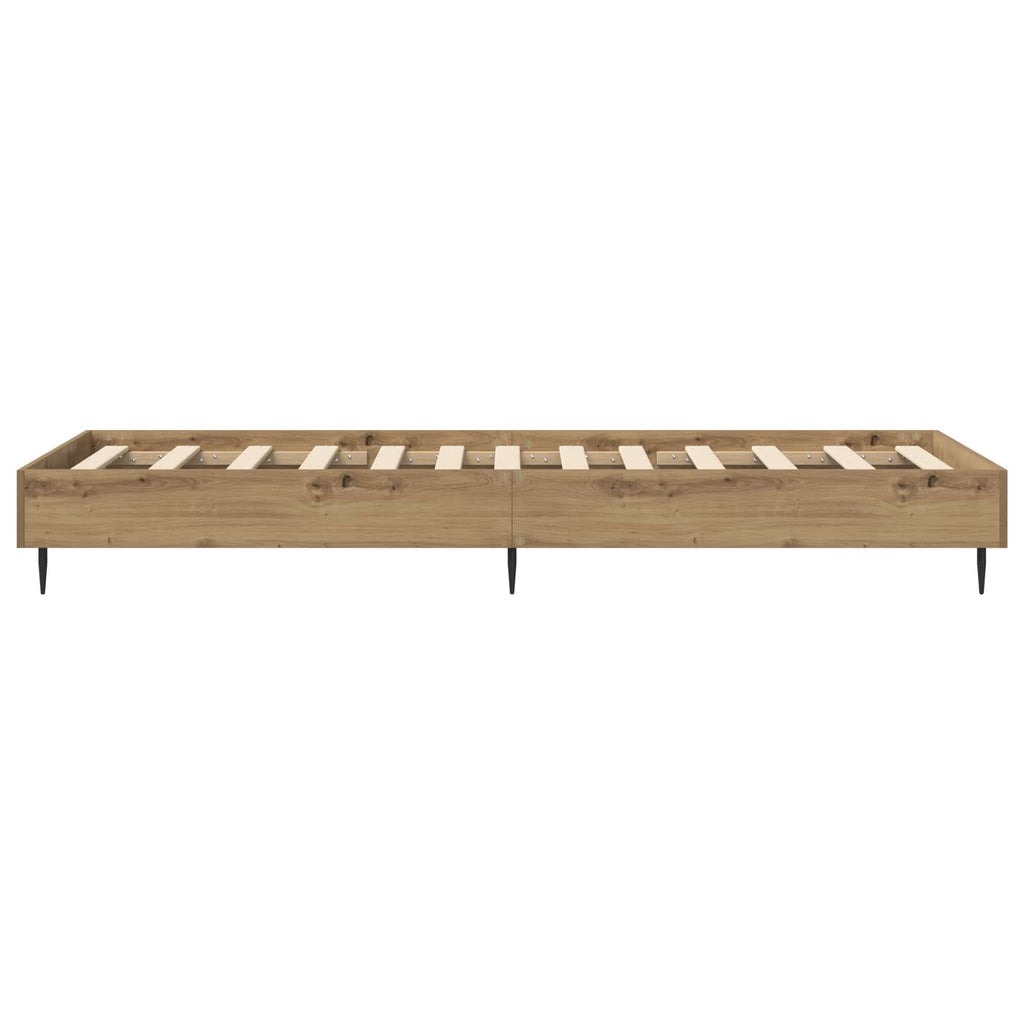 vidaXL Ramka łóżka Dąb artisian 80 x 200 cm Drewno inżynieryjne