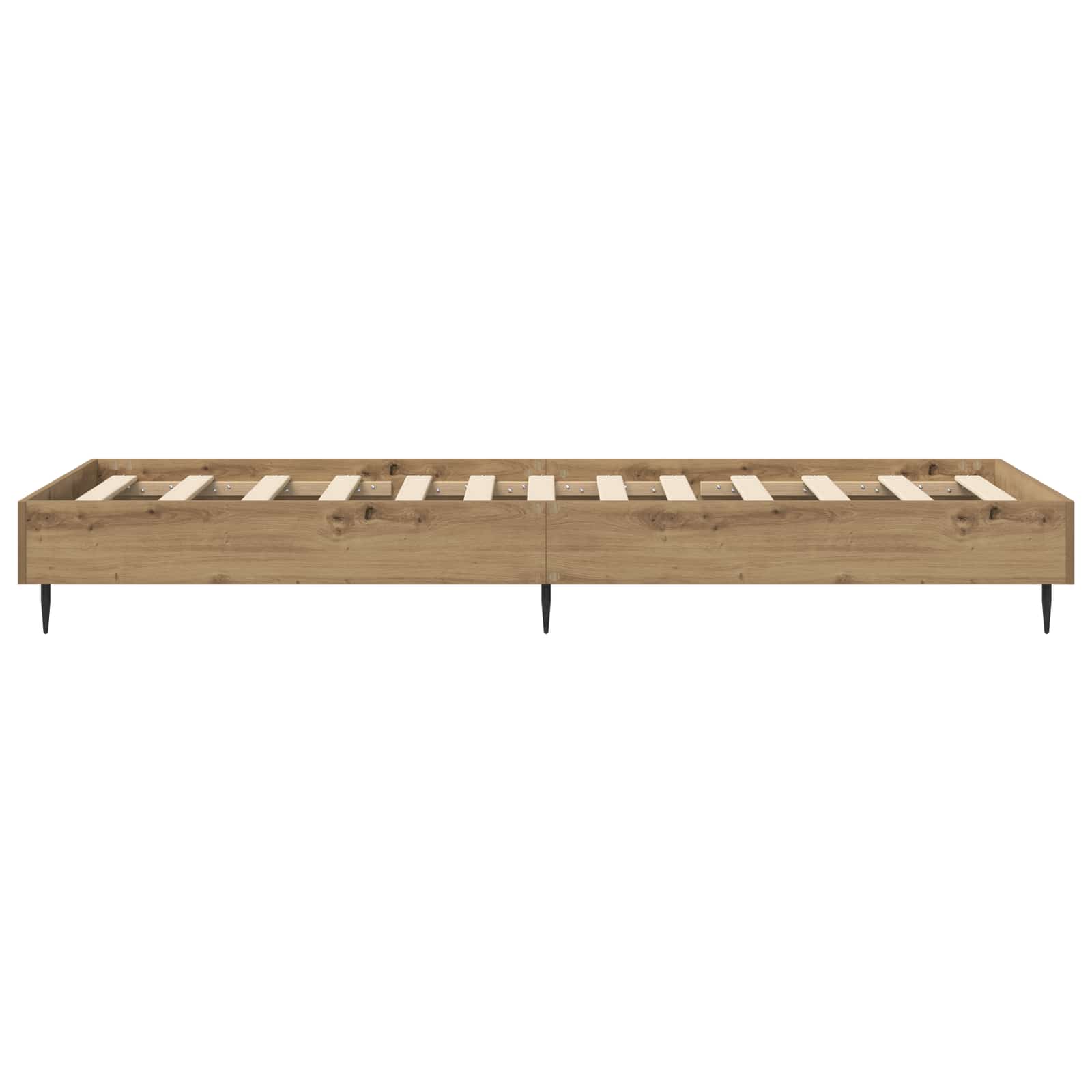 vidaXL Ramka łóżka Dąb artisian 80 x 200 cm Drewno inżynieryjne