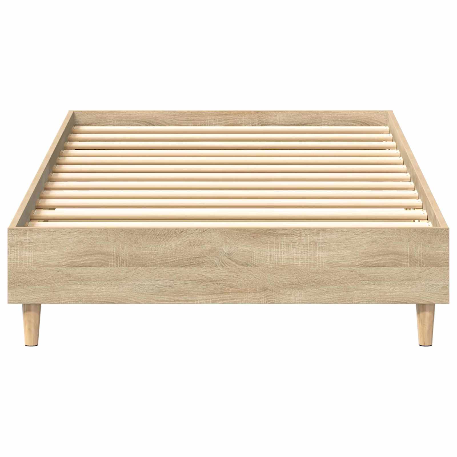 vidaXL Ramka łóżka dąb Sonoma 80 x 200 cm Drewno inżynieryjne