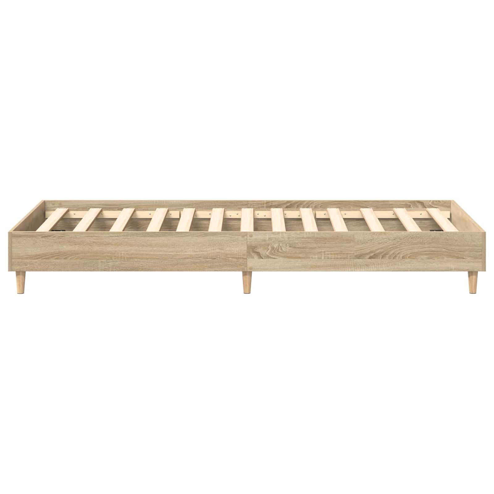 vidaXL Ramka łóżka dąb Sonoma 80 x 200 cm Drewno inżynieryjne